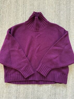 Cos cashmere mock neck
